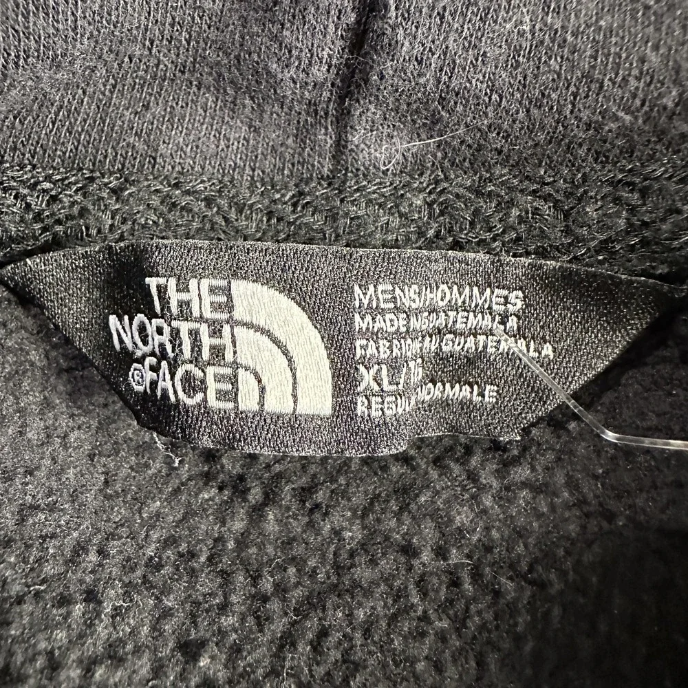 The North Face Hoodie Mens XL Black Fleece Pullover Logo Graphic Sweatshirt‎